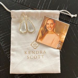 Kendra Scott gold drop earrings